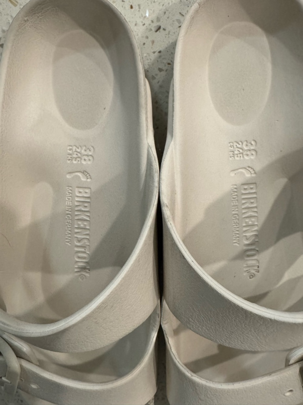 Birkenstock Two-Strap EVA Sandals in Cream - Picture 3 of 3